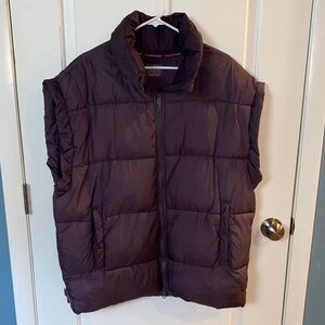 FP Movement “In A Bubble” Puffer Vest - dusty purple